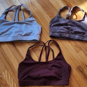 Lululemon set of 3 sports bras